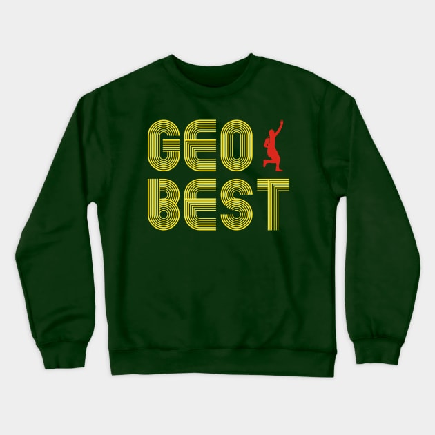 George Best Footballer Crewneck Sweatshirt by Ricardo77